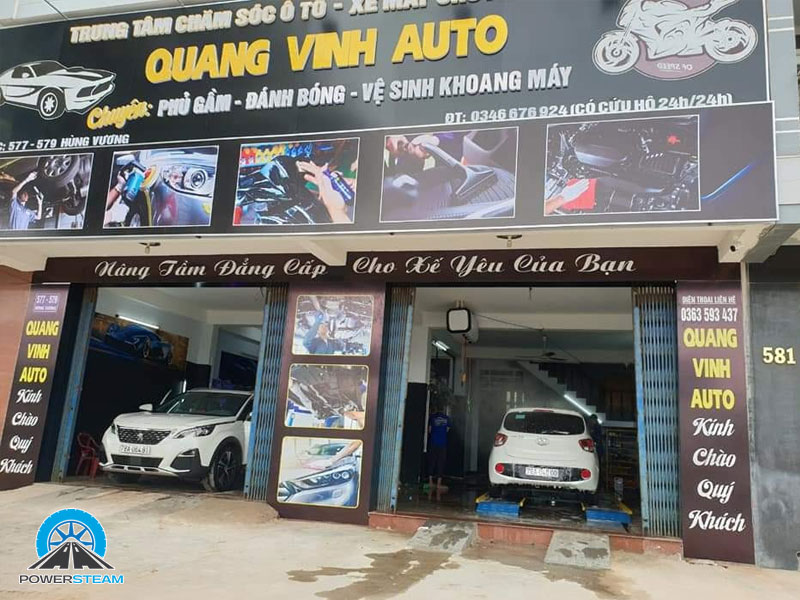 tiem-cham-soc-xe-hoi-quang-vinh-auto-powersteam