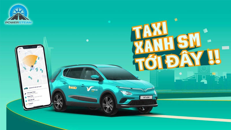 Hướng dẫn đặt xe taxi điện VinFast – Taxi Xanh SM kèm giá cước