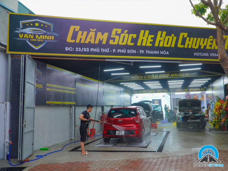 van-minh-car-spa-tiem-rua-xe-tai-thanh-hoa-dong-khach-powersteam